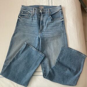 MOTHER Mid Rise Rambler Zip Jeans